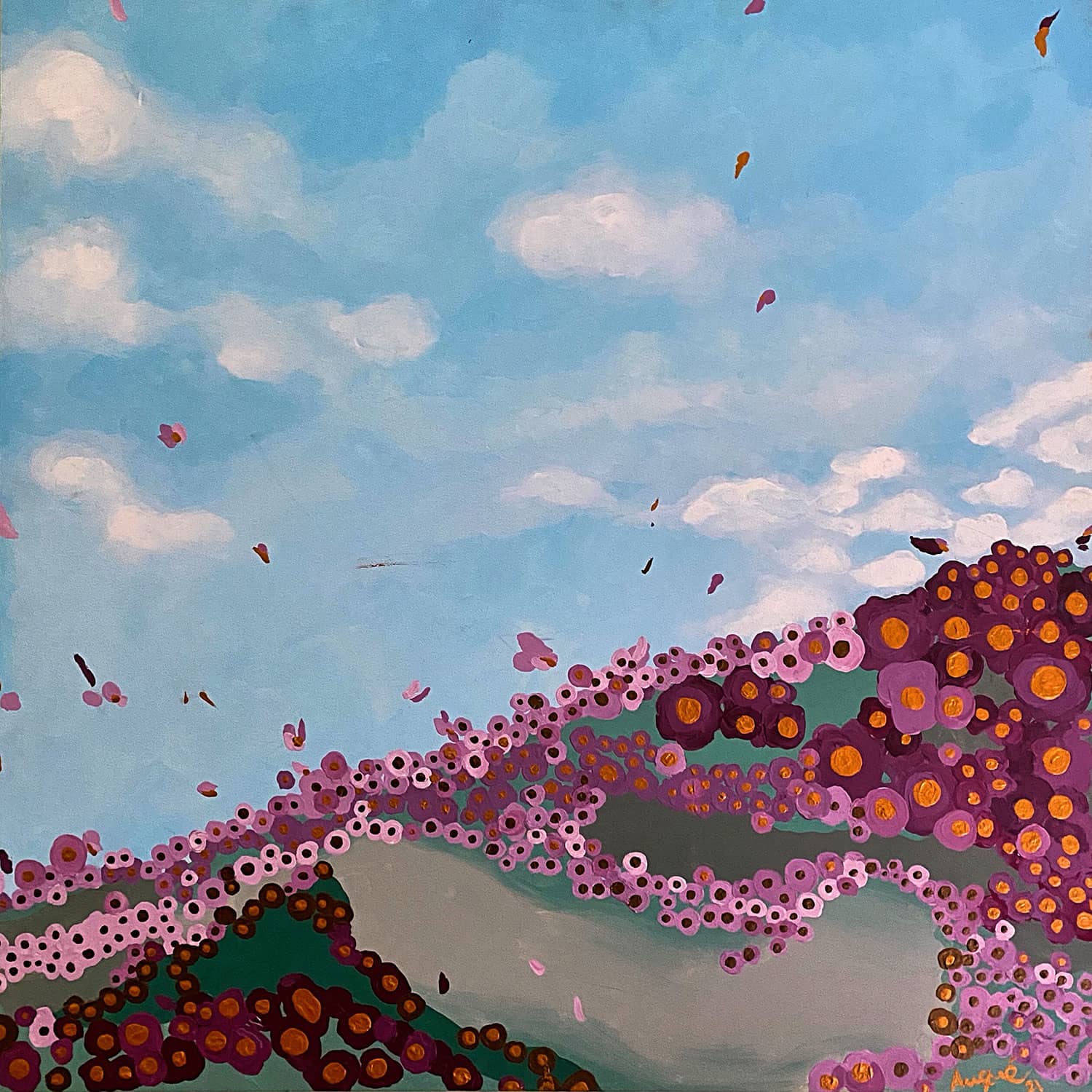 obras de arte Rosana Auque las nubes empujadas por el viento obras de arte Rosana Auque las nubes empujadas por el viento