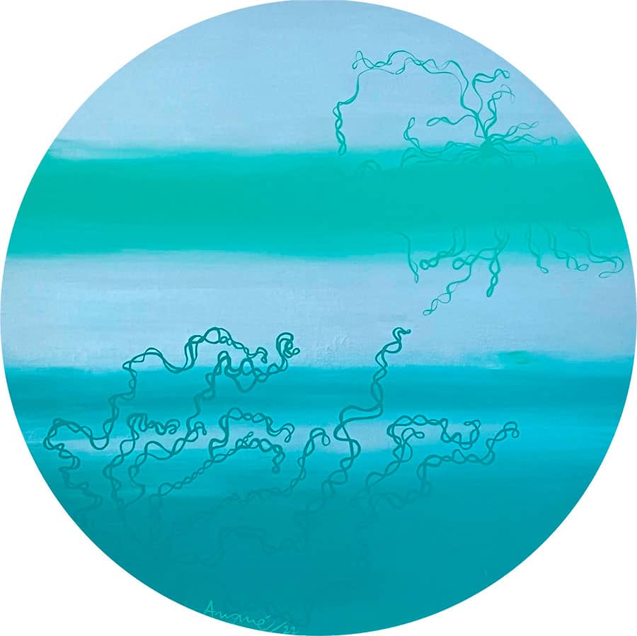 Work of the modern art artist Sierra Nevada santa marta MINT