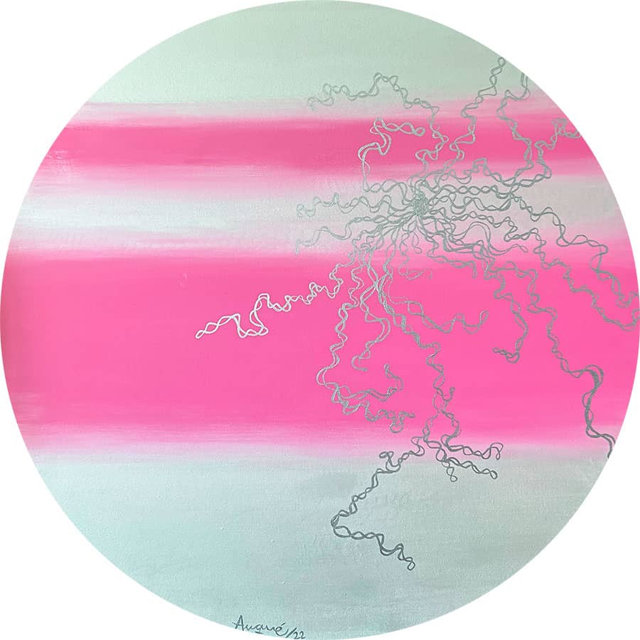 Work of the modern art artist Sierra Nevada santa marta rose