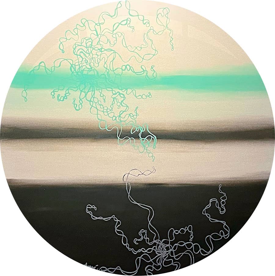 Work of the modern art artist Sierra Nevada santa marta Sanctuary_