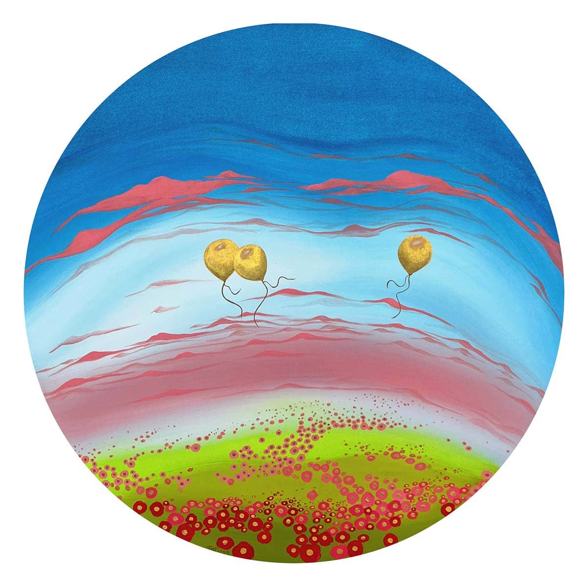 Painting by Rosana Auque "las tres gracias" Gr Painting by Rosana Auque "las tres gracias" Gr