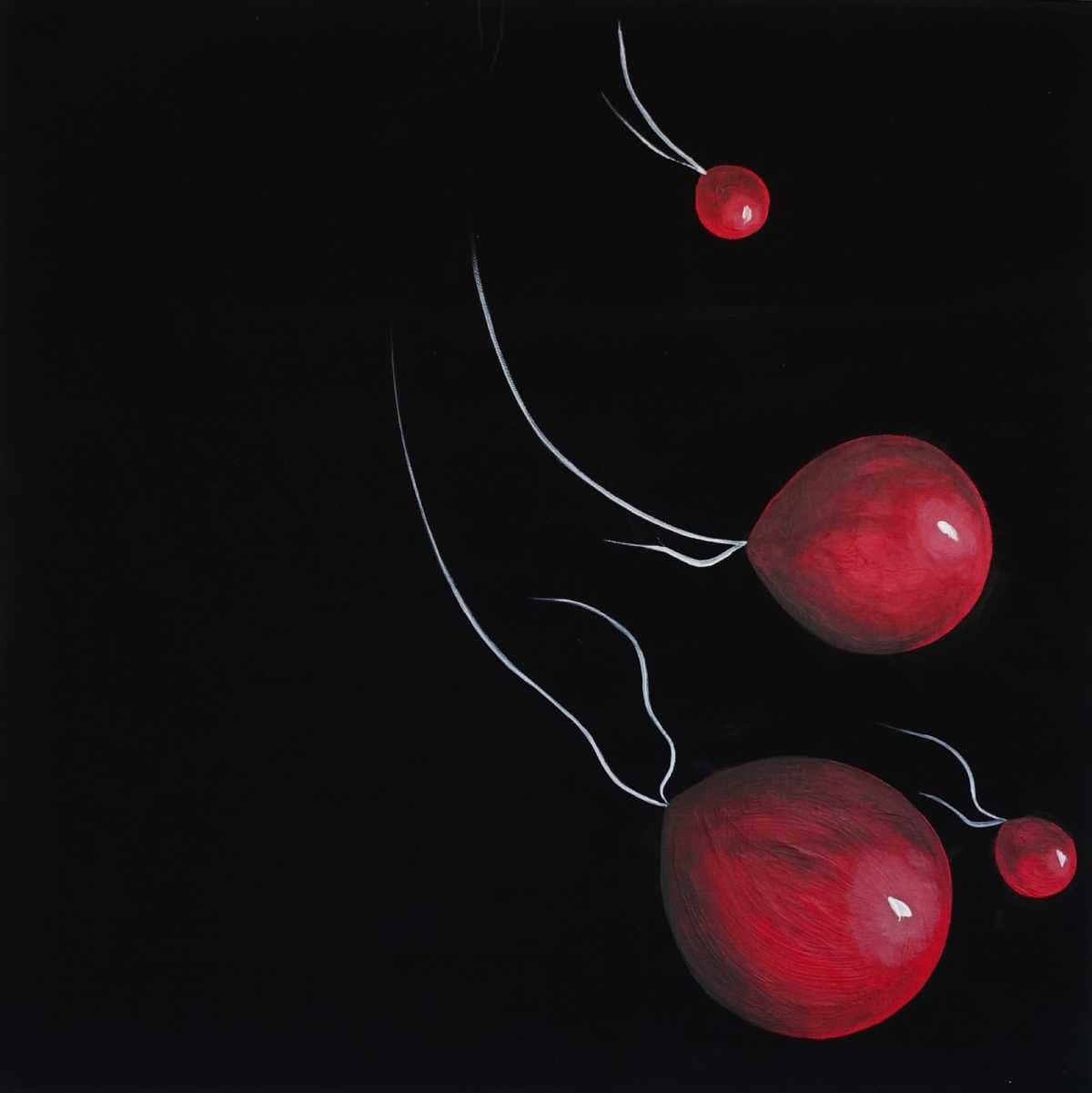Balloon Studies 1 painting by Rosana Auqué – contemporary art