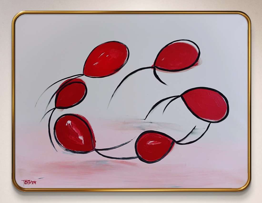  La Danza –  Contemporary Painting by Rosana Auque