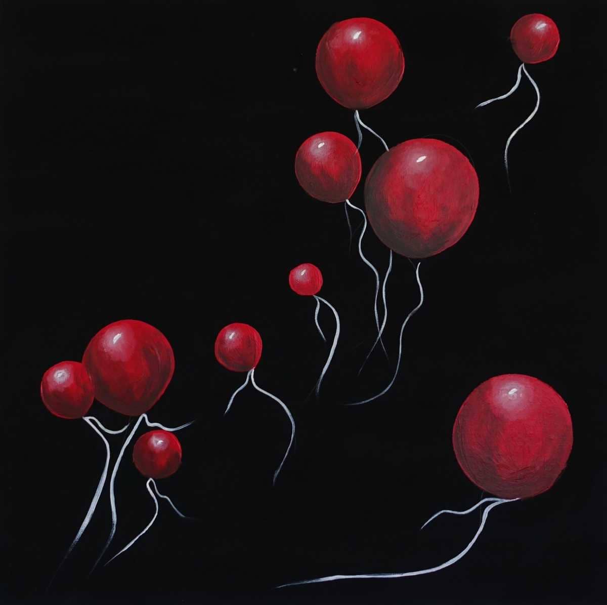 Balloon Studies 3 painting by Rosana Auqué