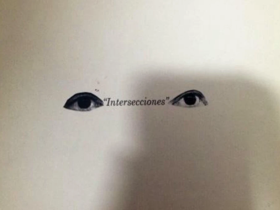 Intersecciones – Minimalist artwork by Rosana Auqué focusing on duality and the act of seeing.