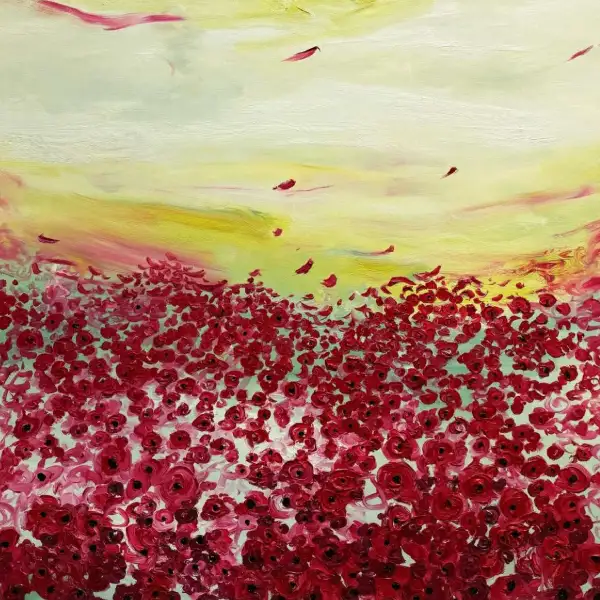 Airs of Freedom painting by Rosana Auqué from the Airs of Freedom exhibition