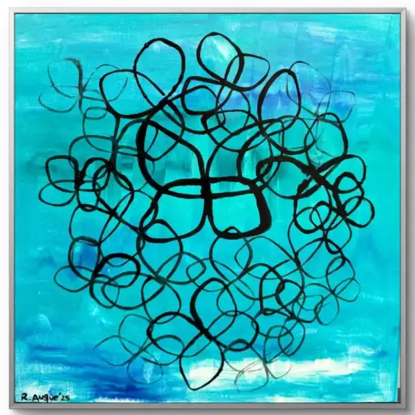 butterfly-5-rosana-auque-butterfly-collection-transformation Butterfly 5 by Rosana Auqué from the Butterfly Collection, exploring transformation and emergence through layered color and abstract movement