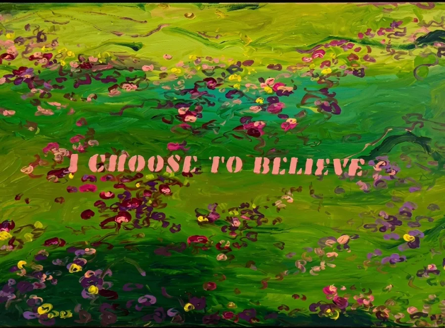 I Choose to Believe painting by Rosana Auqué in the Airs of Freedom Collection